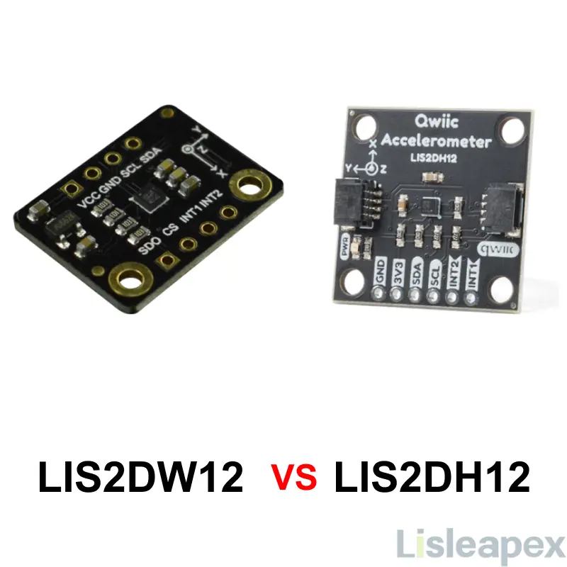 LIS2DW12 and LIS2DH12