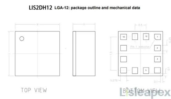 LIS2DH12 package